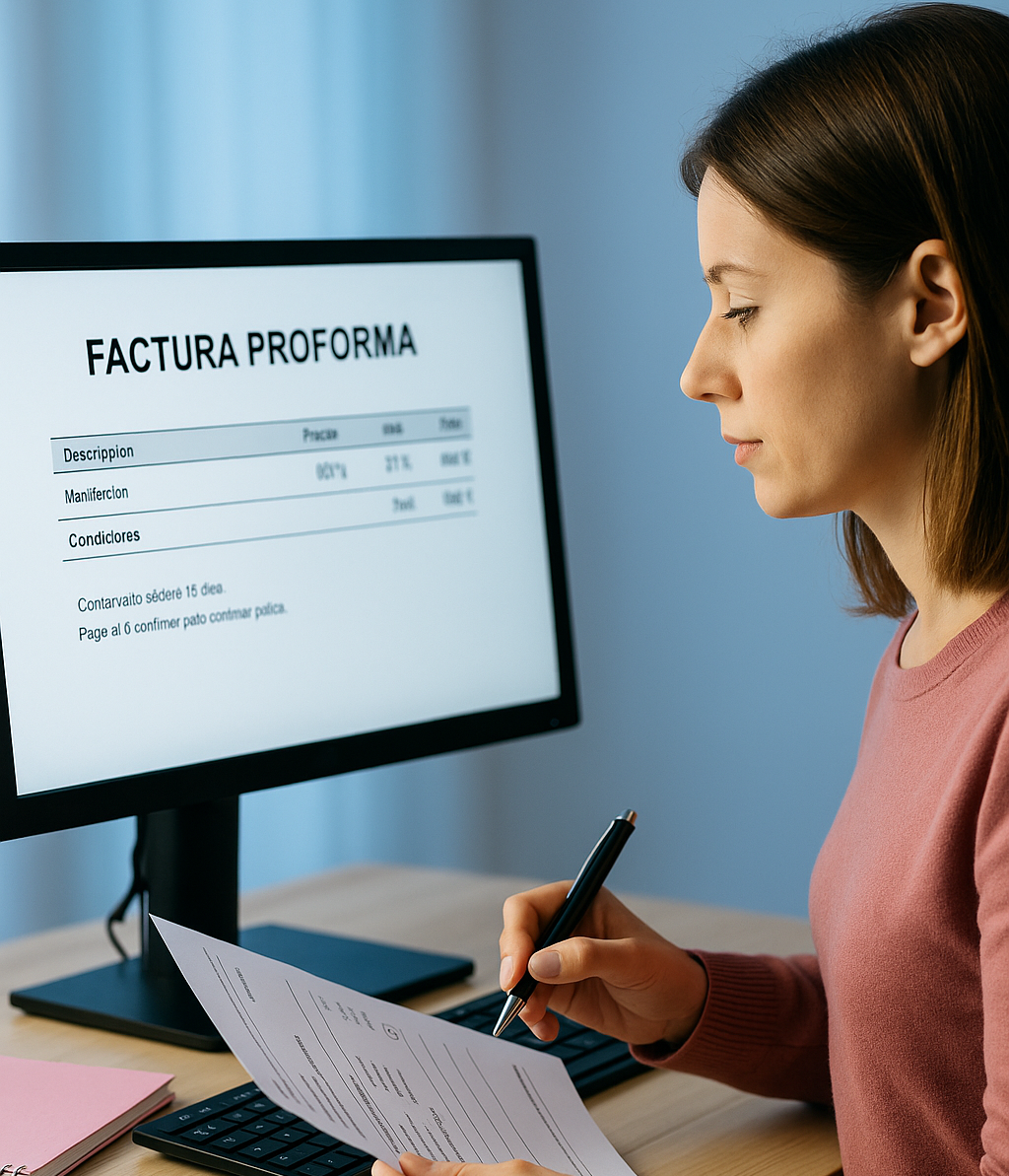 Factura proforma: qué es y cómo hacerla