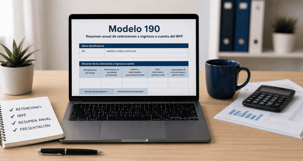 Modelo 190: Qué es, cómo se presenta y plazos