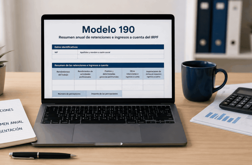 Modelo 190: Qué es, cómo se presenta y plazos
